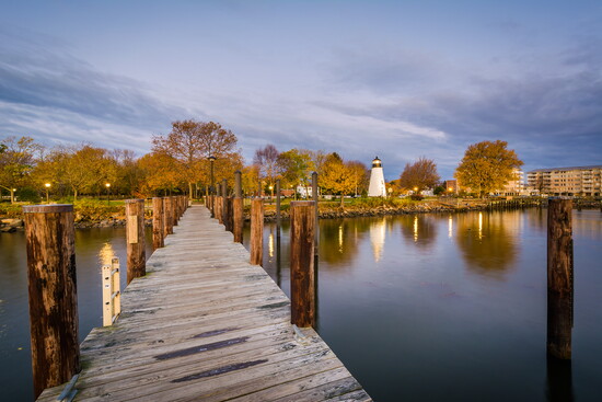 Pier in Havre de Grace, Maryland. 