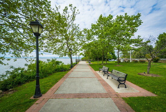 Promenade in Havre de Grace, Maryland. 