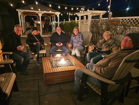 A fire pit evening at the Vandiver Inn. Photo courtesy of the Vandever Inn. 