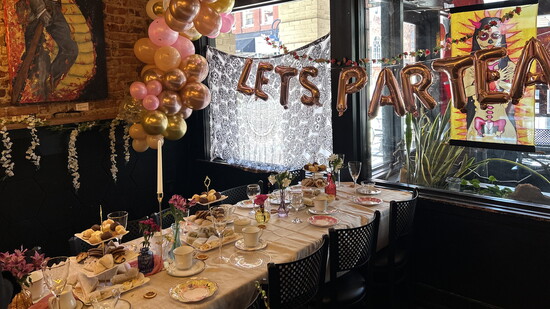 A table setting and decor for tea. Photo courtesy of MJ Padilla. 