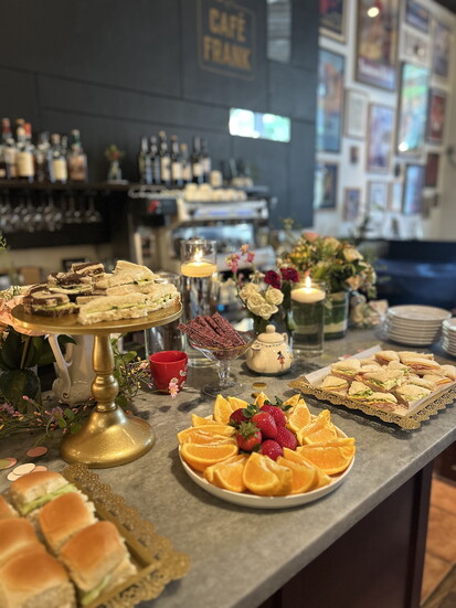 A spread of snacks for tea. Photo courtesy of MJ Padilla. 