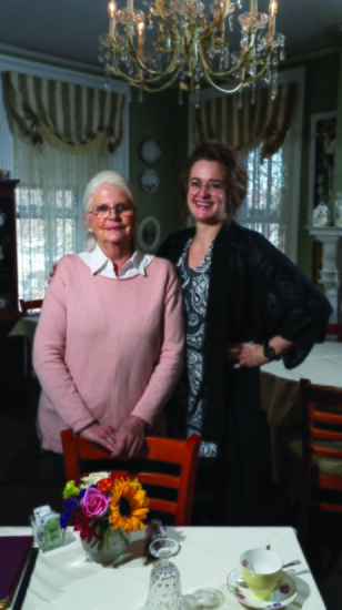 Susan Peterson, Owner, Teaberry’s Tea Room, and Daughter, Sara
