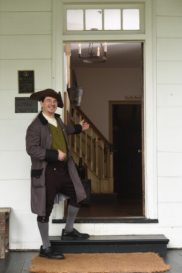 Clay Jackson, historian at Michie Tavern. Photo Credit: Jim Carpenter