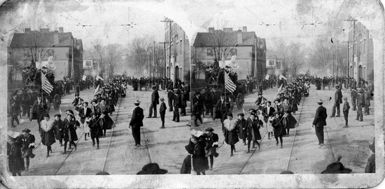 Temperance Parade, 1907. (McClung Historical Collection)