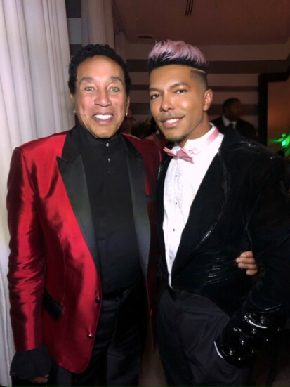 Quincy Jones and Stevie Mackey