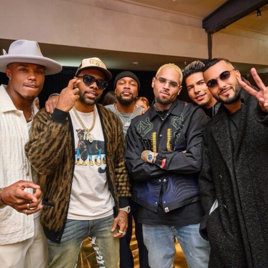 Avery Wilson, Mario, Tank, Chris Brown, Stevie Mackey and Umar Kamani