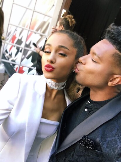 Ariana Grande and Stevie Mackey