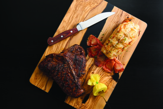 Mastro's Porterhouse and Lobster Tail. Courtesy Mastro's