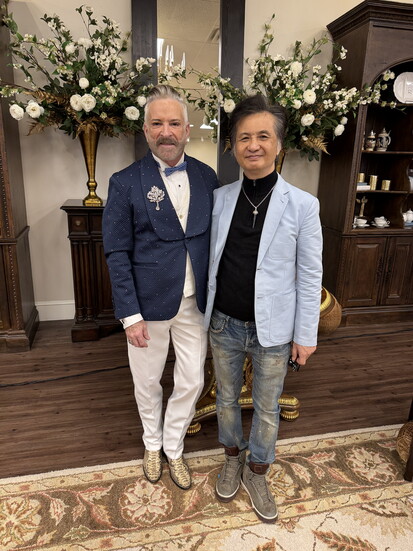 Marc with Southern Comforts owner Dr. Kim 