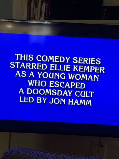Even TV's Jeopardy highlighted two JBS alums Ellie Kemper ‘98 and Jon Hamm ‘89.
