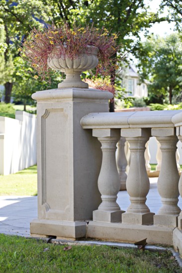 Outdoor features are ideal for Renaissance Cast Stone.