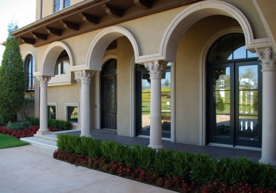 Columns and balustrades are hallmark pieces of work for Renaissance Cast Stone.