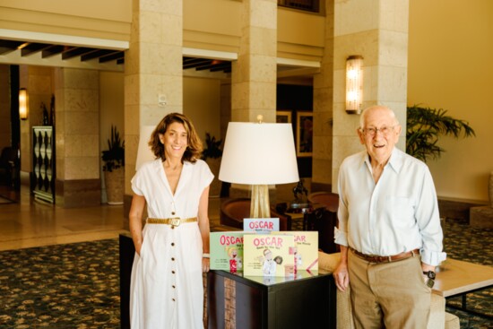 Sam Baker with his daughter, Sally