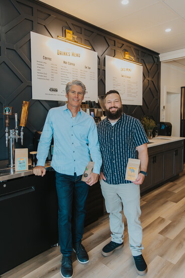 Owners Shawn Kibler and Judah Cofer lead Coffee House 29 with a vision of culture, craft, community, and collaboration–making it a true Windsor gathering place.