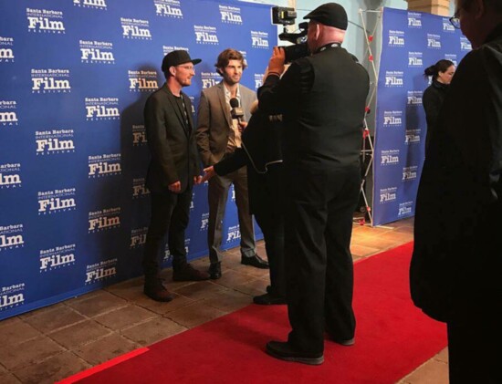 Tim Jack and Nic Davis at Santa Barbara International Film Festival