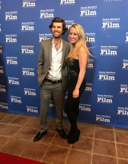 Nic Davis and Johannah Juarez at Santa Barbara International Film Festival 