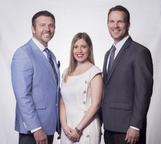 From left: Drs. Tim Shannon, Gabriela Restuccia and Mark J. Revels