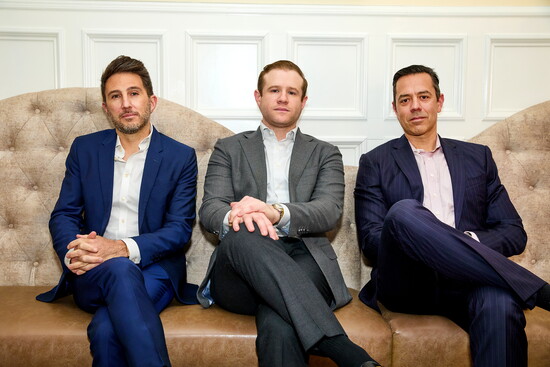 Remy Bartolotta, Spencer Avalos, and Michael “Tino” Sorrentino of Darwin Wealth Management.