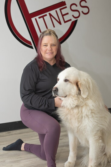 Kim Peters and her dog Logan. Photo Credit: Kerry Dietz