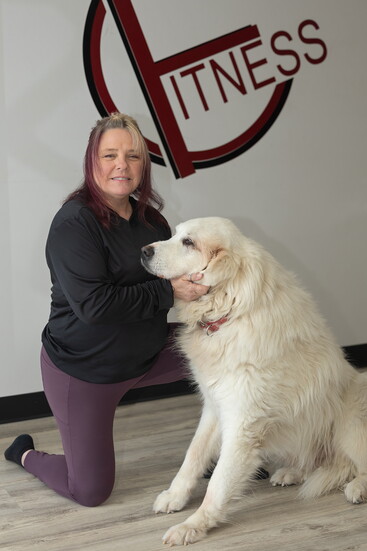Kim Peters and her dog Logan. Photo Credit: Kerry Dietz