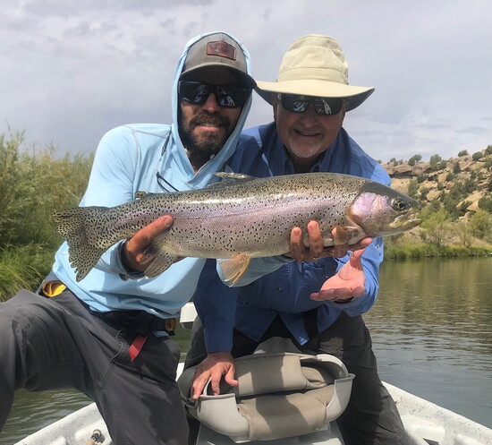 Fly-fishing guide trip down the San Juan River.