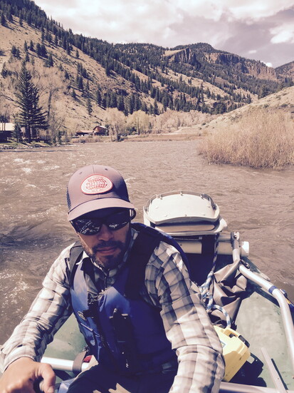 Thom on the San Juan River.