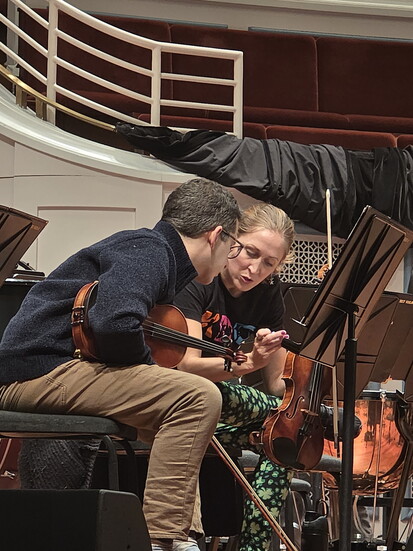 CSO practice for Nordic Nights musicians. 