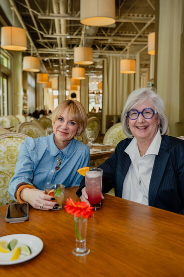 Captured over a shared meal at Print Works Bistro, Kaye and Emma’s connection mirrors the trust and ease they bring to their clients every day.