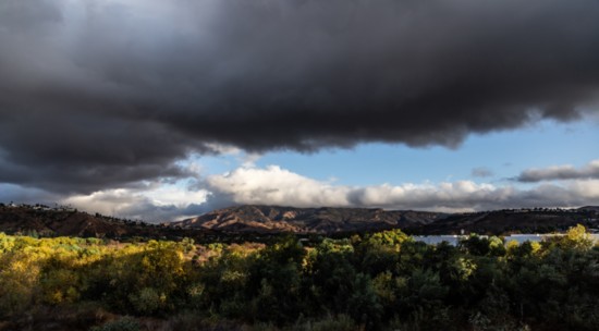 Storm incoming--Yorba Linda - Bryant Ranch region.