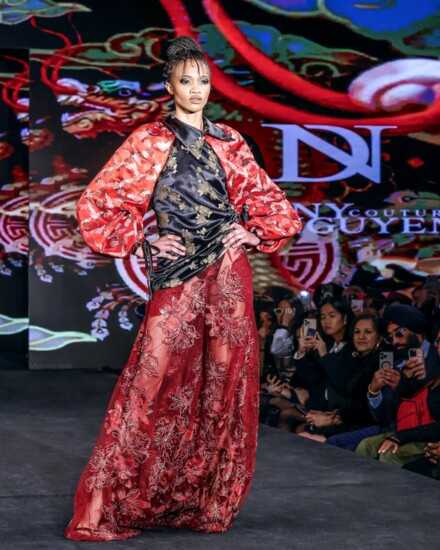 Danny Nguyen's Fall/Winter '24 Collection, Eternal Dynasty, appeared at New York Fashion Week. Photo by Manonce 