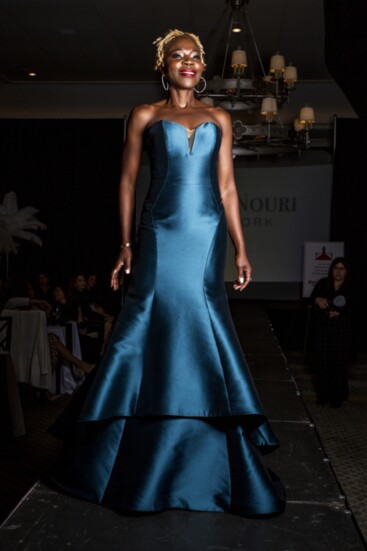 Sareh Nouri's, Blue Dress