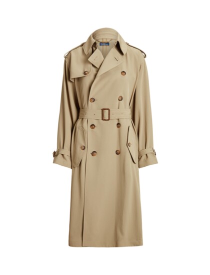 Polo Ralph Lauren Twill Trench Coat. Ralphlauren.com.