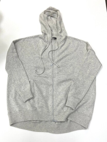 Minnie Rose Cotton-Cashmere Oversized Zip Hoodie, Hersh’s Boutique, West Bloomfield. Hershsboutique.com.