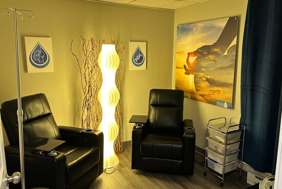 Prime IV Hydration office decor