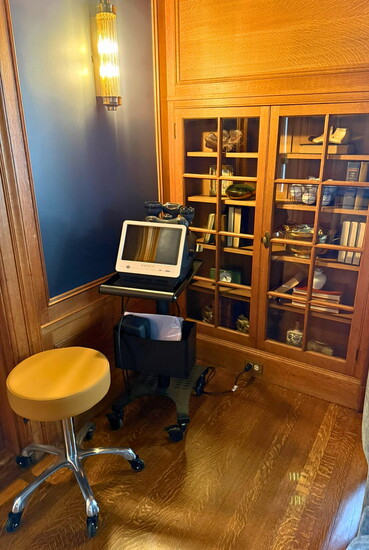 Exam room design at Vitality Orthopedics & Biologics