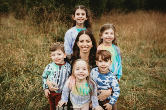 Marjorie with her five kids. (Photo: Stefanie Cole Photography)