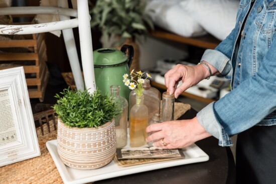 Megan Hoiosen loves visiting flea markets for new products. It's all about the thrill of the find! PC: Kelly Hebert