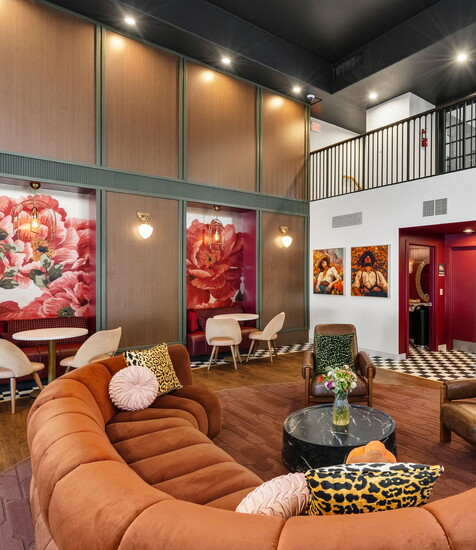 The lobby of The Buxton Hotel