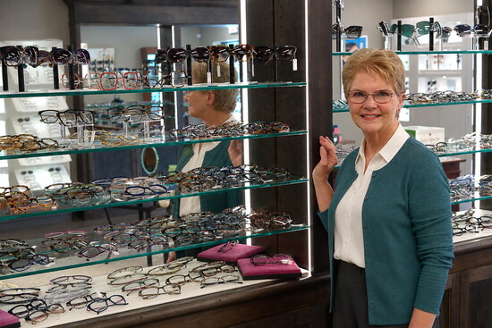 Jennifer Ornduff at Proper Focus Optical. Photo Credit: Mark Rogers