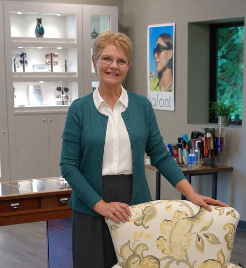Jennifer Ornduff at Proper Focus Optical. Photo Credit: Mark Rogers