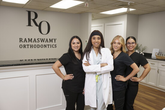 Dr. Sarika Ramaswamy and her team at Ramaswamy Orthodontics