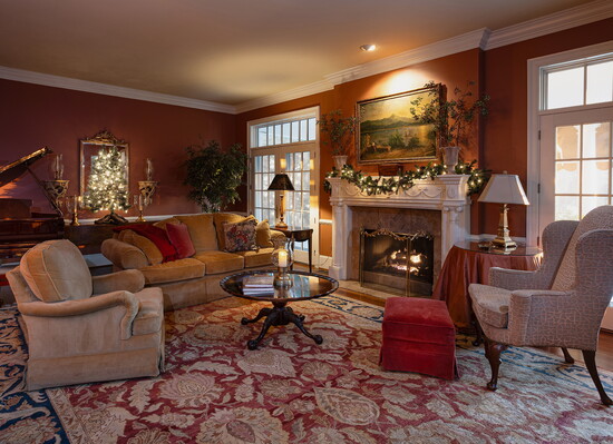 Living room at the Belle Terre Estate. Photo Credit: Justin Smith - The Smiths Photography