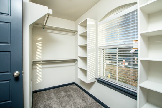 Light, light everywhere! Even the master closet and utility room feature large picture windows