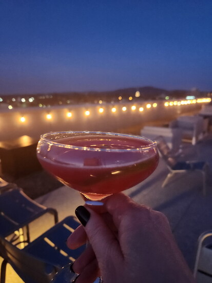 Cocktail at the Rooftop at The Doyle. Photo Credit: Jennifer Waldera