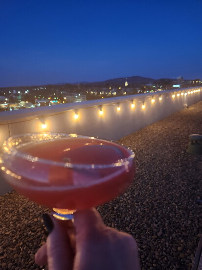 Cocktail at the Rooftop at The Doyle. Photo Credit: Jennifer Waldera