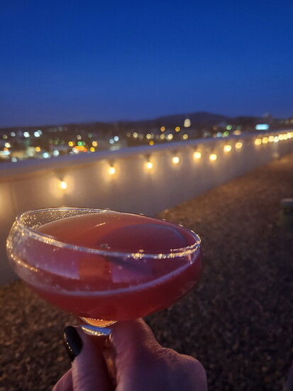 Cocktail at the Rooftop at The Doyle. Photo Credit: Jennifer Waldera