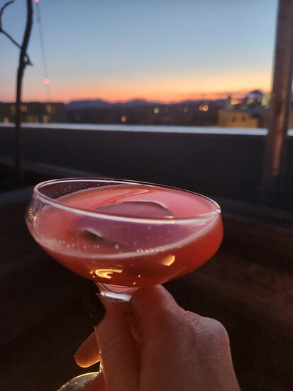 Cocktail at the Rooftop at The Doyle. Photo Credit: Jennifer Waldera