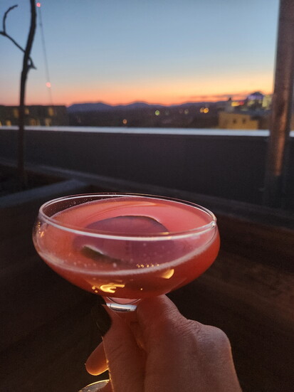Cocktail at the Rooftop at The Doyle. Photo Credit: Jennifer Waldera