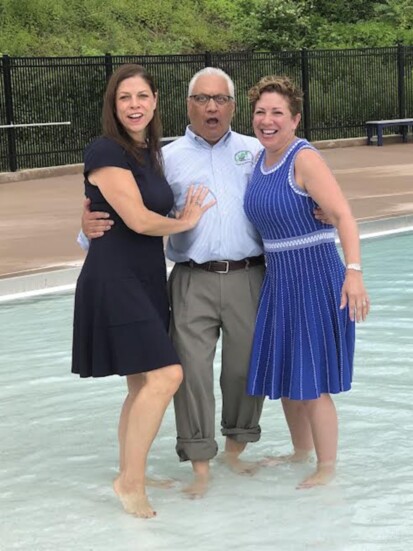 Alessandra Messineo Long, Director of Parks and Recreation Joe Siciliano and Sue Moretti Bodson