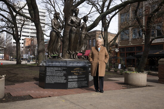 Wanda Sobieski and the Tennessee Woman Suffrage Memorial, a project of the Suffrage Coalition